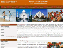 Tablet Screenshot of india-expedition.com